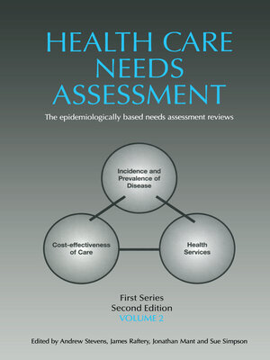 cover image of Health Care Needs Assessment, First Series, Volume 2